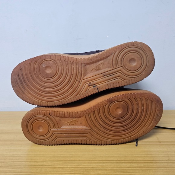 Nike Mens SF Air Force 1 High Deep Burgundy‎ Sneaker Shoes 864024-600 Size 11 - Picture 7 of 11